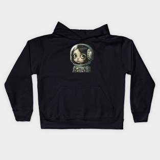 Astronaut Girl Kids Hoodie